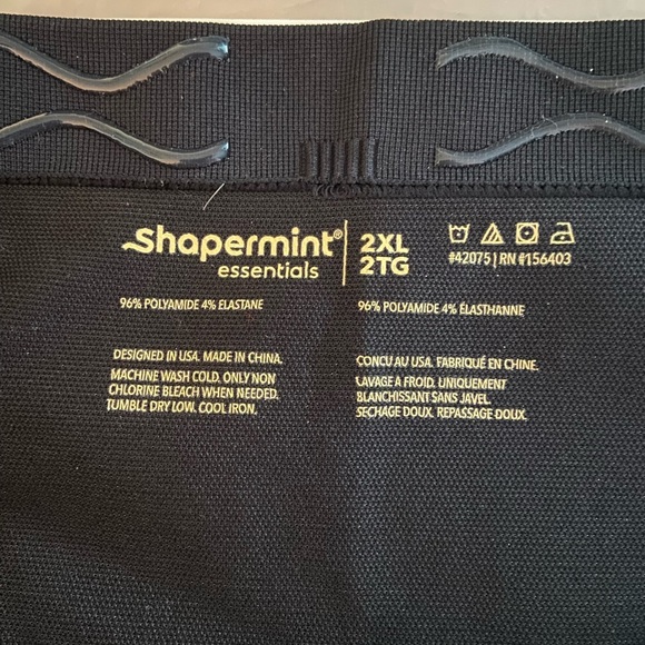 Shapermint Essentials High Waisted Shaping Leggings Black Size 2XL - Picture 6 of 6